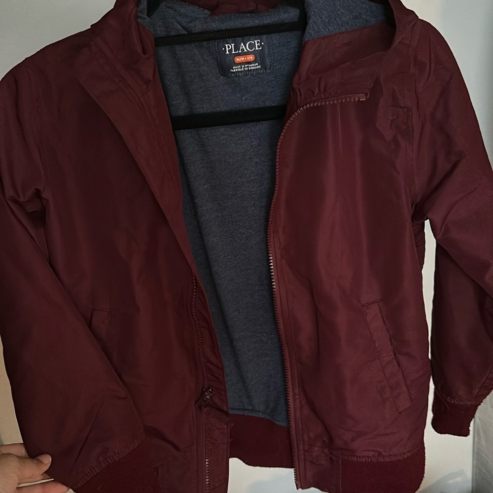 Cleaned looked new boys rain jacket